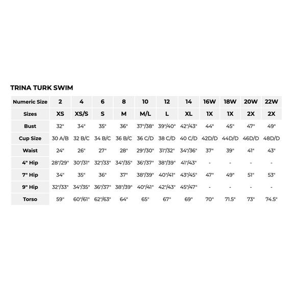 NWT! Trina Turk Joplin Jacquard Off the Shoulder Ruffle Bandeau Top - Size 8 - Picture 10 of 10